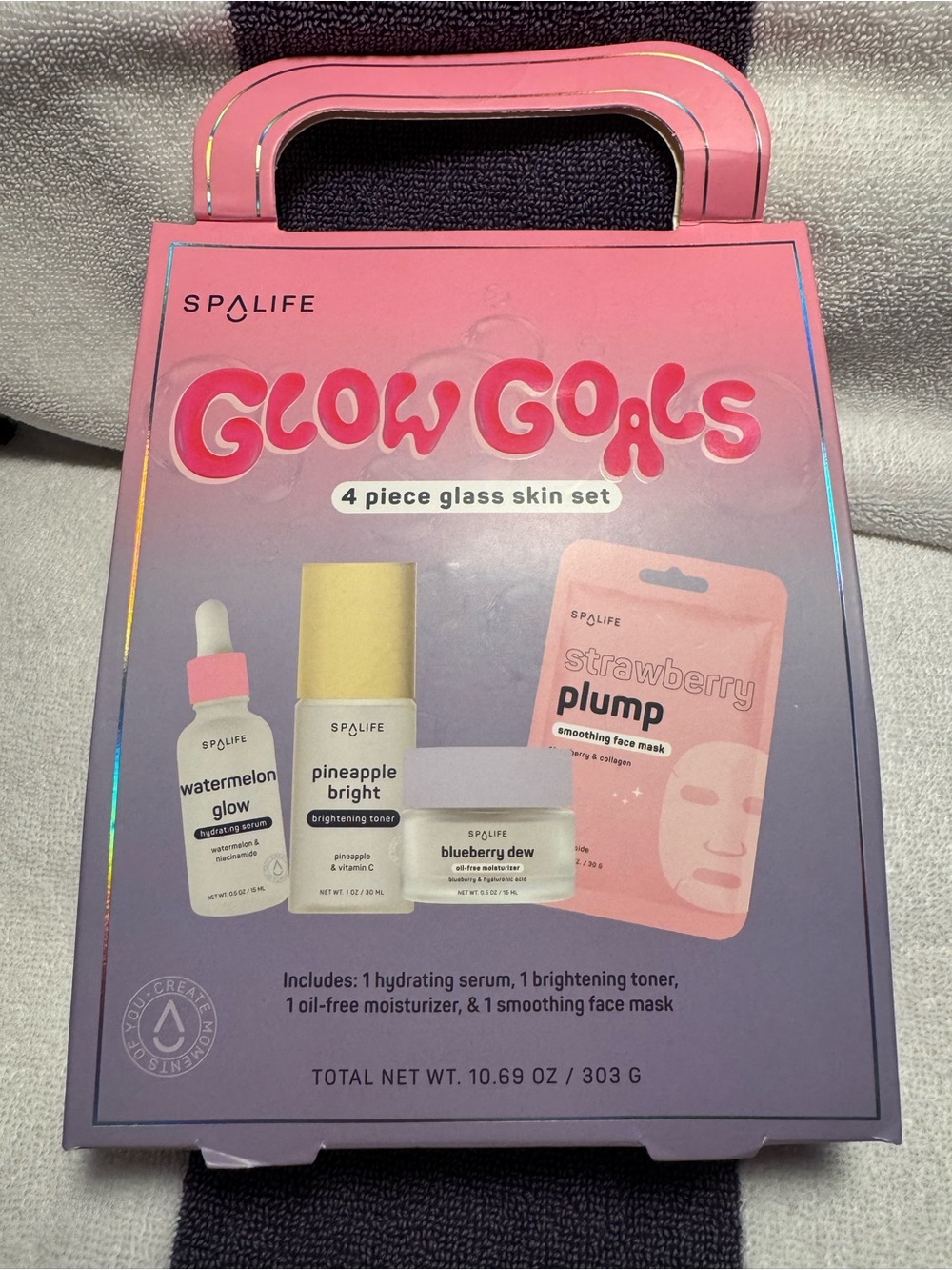 Alife Glow Goals 4-Piece Glass Skin Set - Pink
